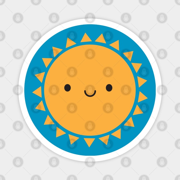 Kawaii Sun Magnet by marcelinesmith